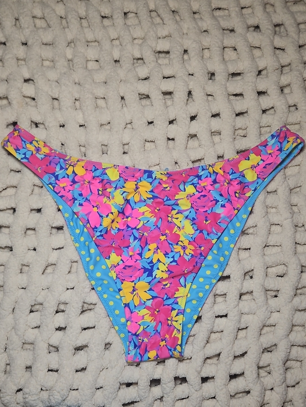 wild fable Reversible Swimsuit Bikini Bottom New XL Women's Colorful Beach